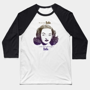 Bette // Vintage Style Design Baseball T-Shirt